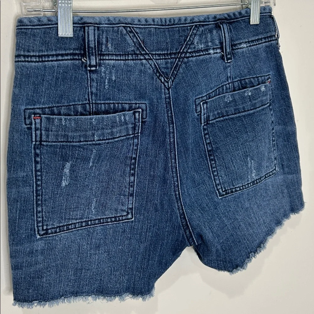 ANTHROPOLOGIE PILCRO The Wanderer Denim Button Front Shorts Size 26 - Picture 9 of 15